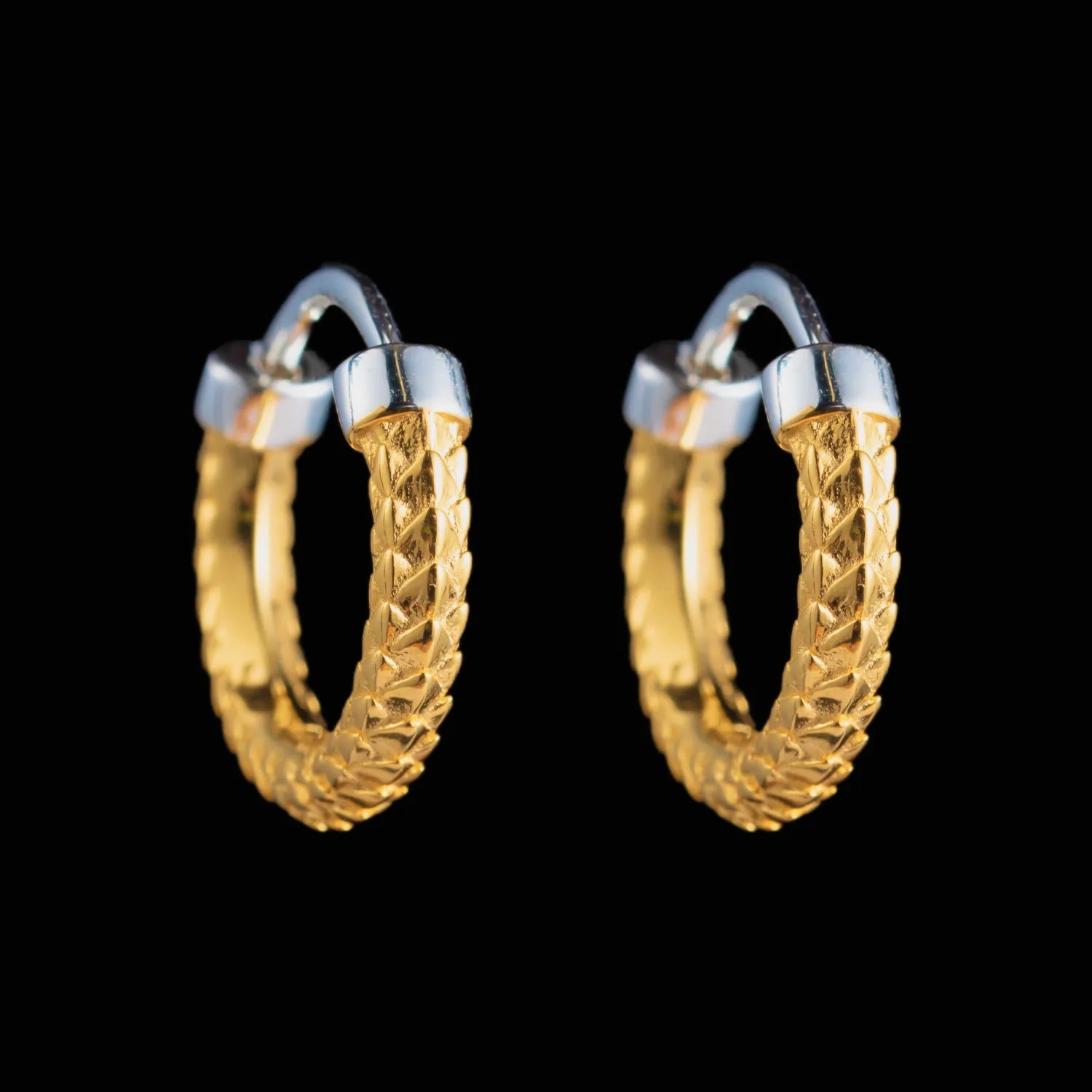 24K Gold filled - Extra Large Hoop Earrings - Handmade-High Quality Metals-Light Weight - Beautiful Gift - Free Ship top USA