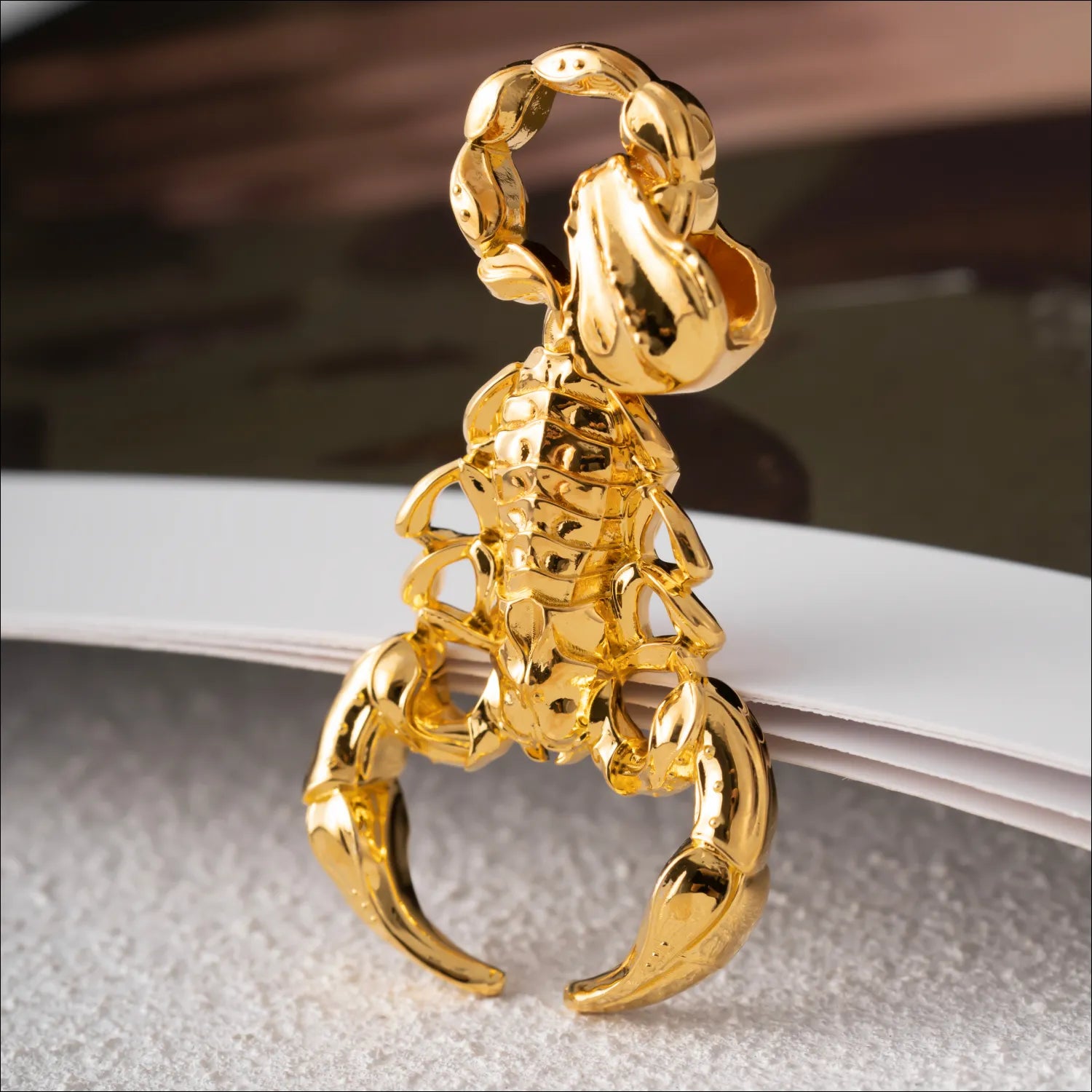 ❤️ Real 10k Gold Pendant cheapest scorpion