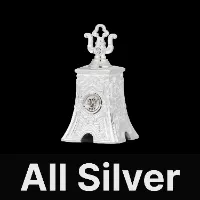 Taoist Bell All Silver