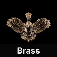 Eagle Pendant Brass