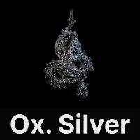 Dragon Pendant Oxidized Silver