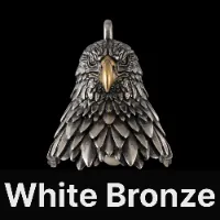 Eagle Bell White Bronze & Brass