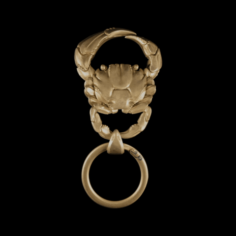 Key holder ( key ring ) component :Solid brass accesories : Crab