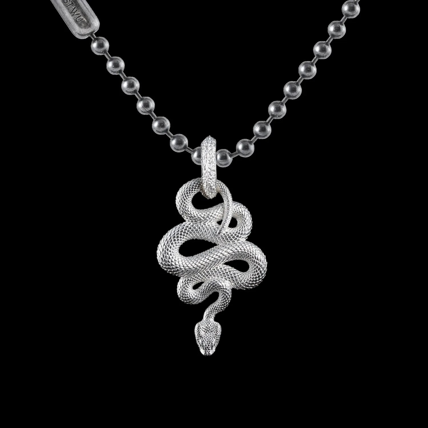 Effy 925 Sterling Silver Sword & Snake Pendant Necklace in White for Men |  Lyst