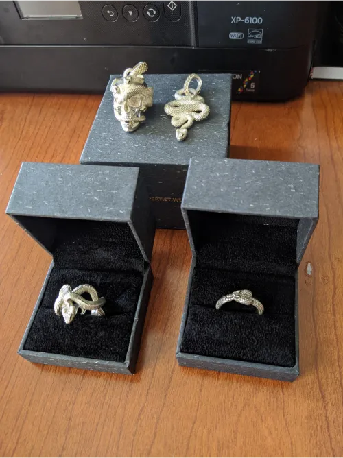 Snake Ring showcace 37 from Customers