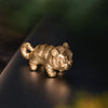 Tiger Desk Accent Brass