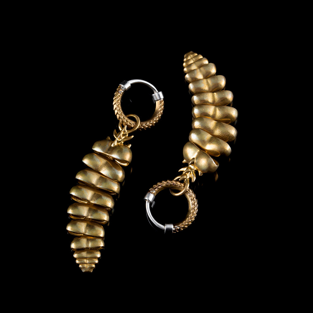 Rattlesnake Tail Earrings