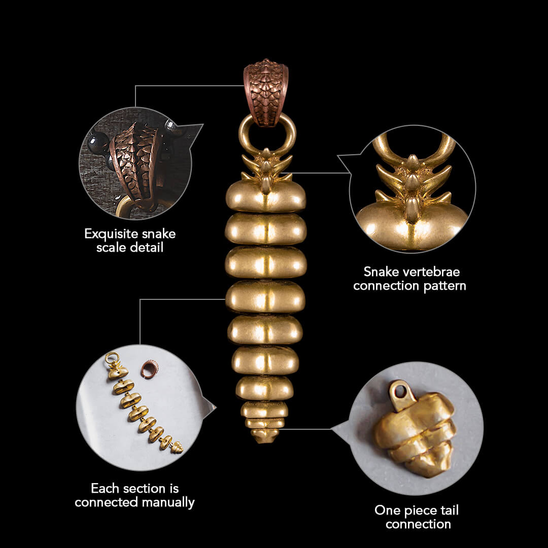 Buy Rattlesnake Rattler Pendant Snake Necklace Spirit Animal Bone Jewelry  Boho N3966 Online in India - Etsy