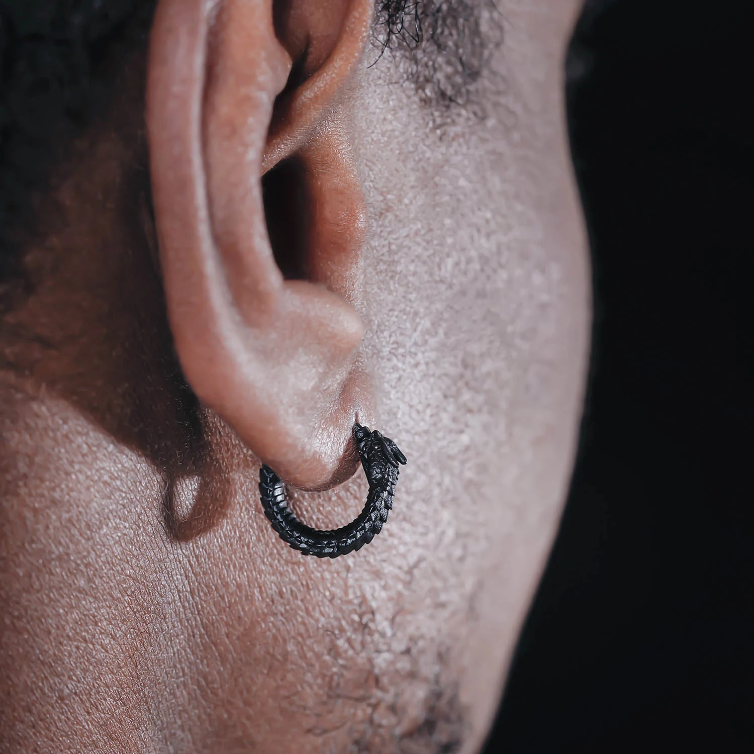 Buy Black Earrings for Men by Oomph Online  Ajiocom