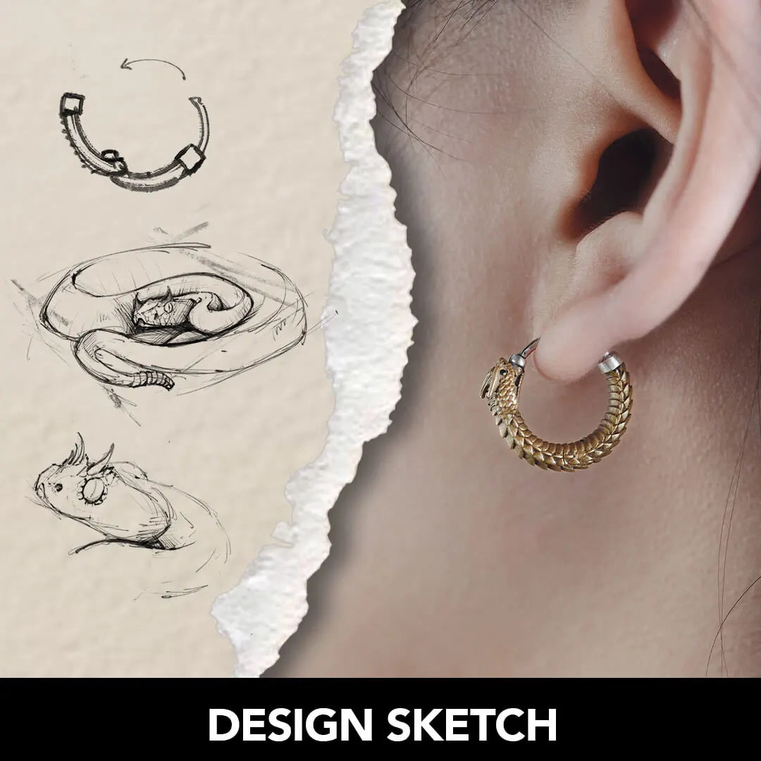 Jewelry Production Sketch Of Earrings Isolated Stock Illustration -  Download Image Now - Calculating, Carpenter, Close To - iStock