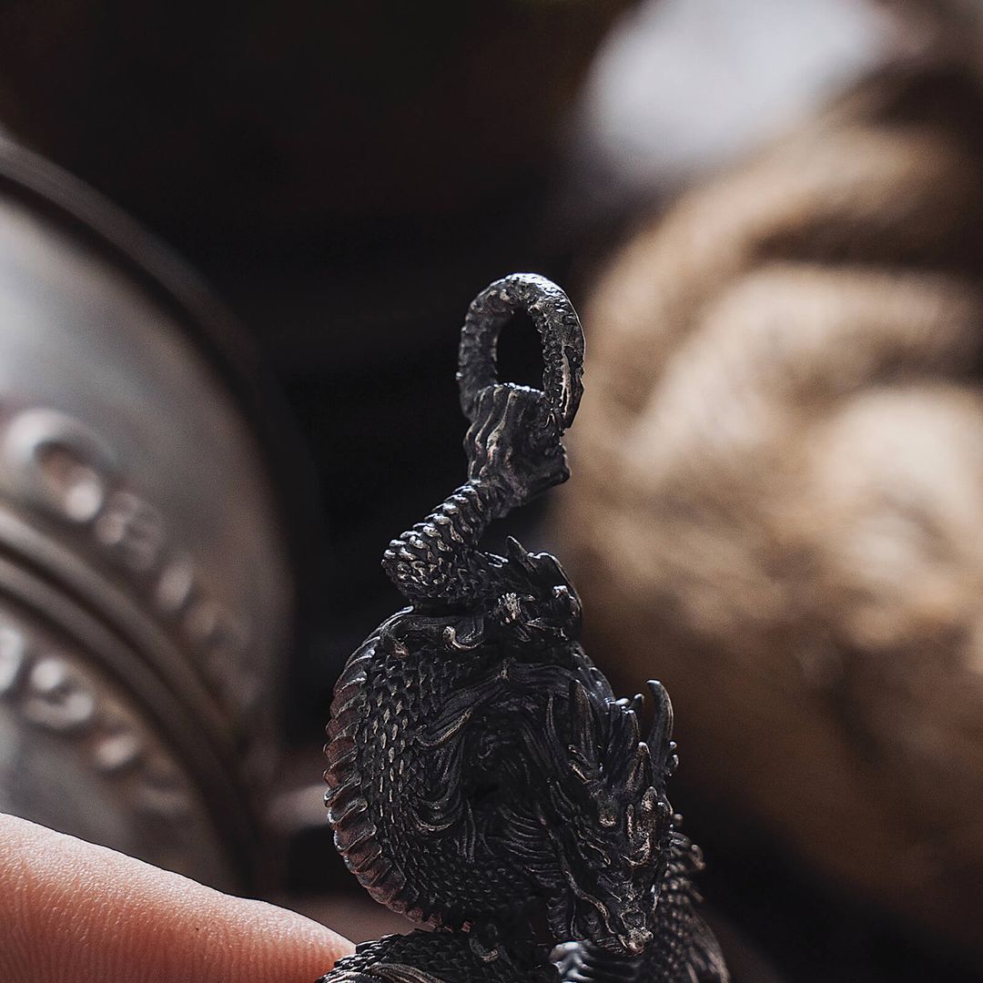 Japanese dragon deals pendant