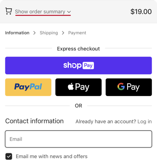 how to use the coupon code step 2