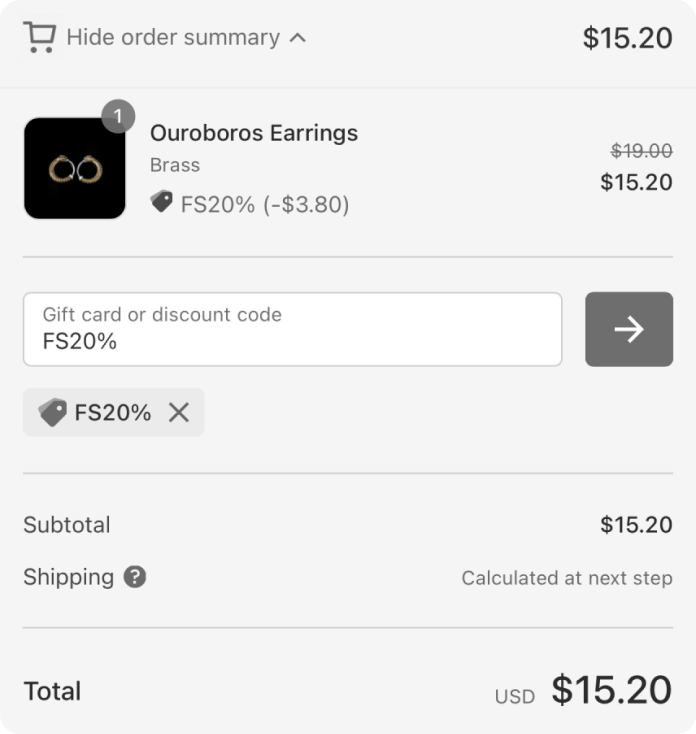 how to use the coupon code step 3
